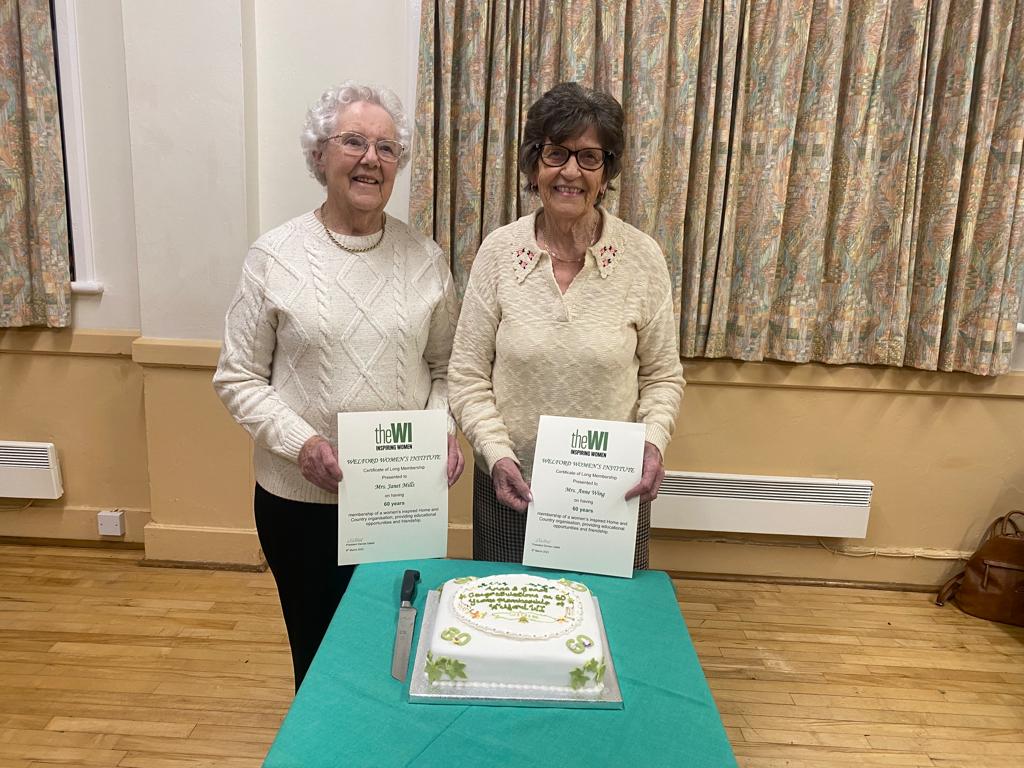 23.03 Two members with 60 years service