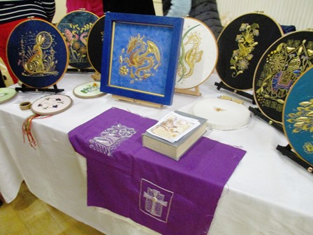 Examples of gold embroidery