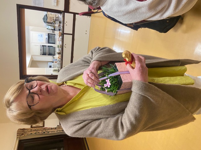 Heather withThank You gift