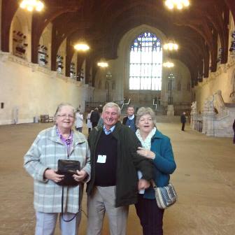 Joan Gerald %26 Julia during visit to Houses of Parliament