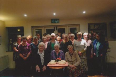 Members with the cake