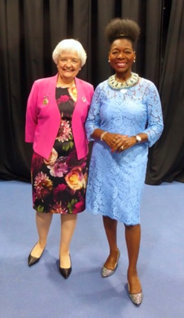 Anne with Baroness Benjamin