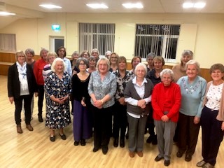 Group at Gretton WIs 80th birthday