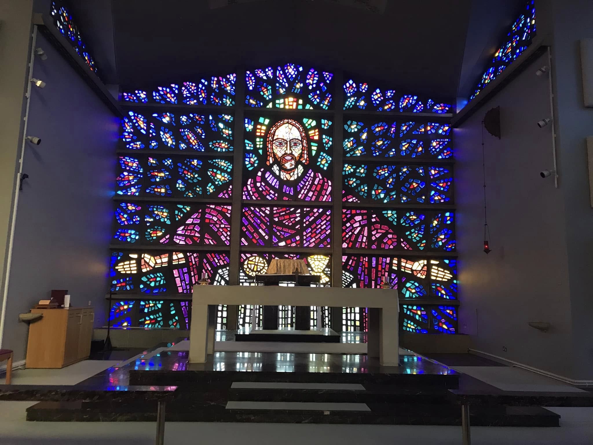 Stained glass window