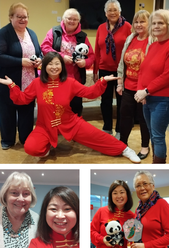 Bretton Belles WI members celebrating Chinese culture
