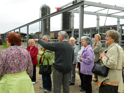 Countesthorpe members visit Manor Farm Yoghurt Dairy