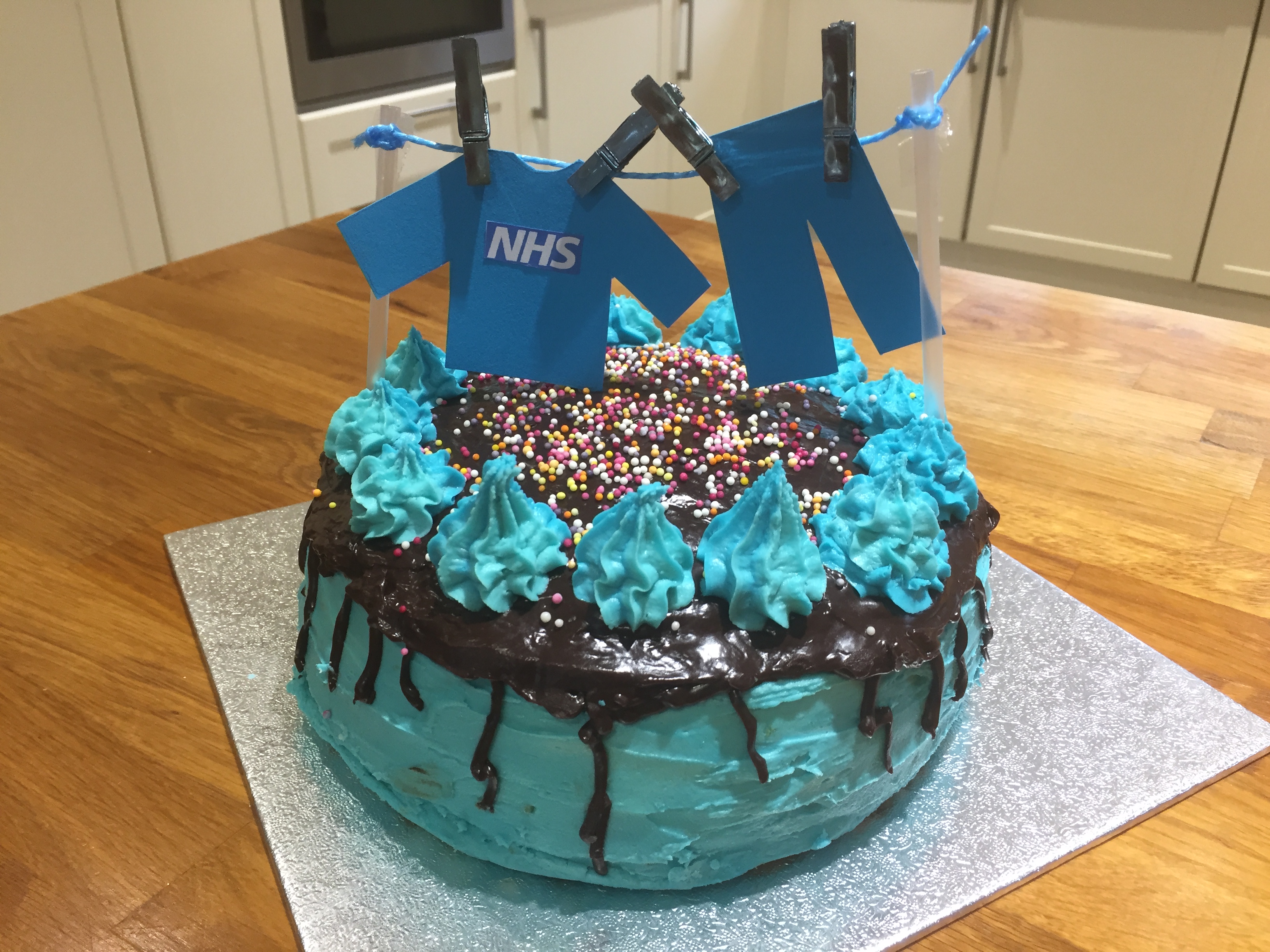 NHS cake by Towcester Evening WI