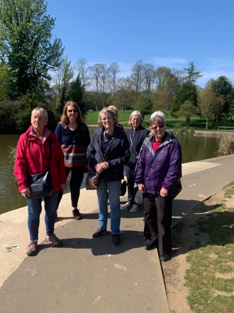 Walking in Abington Park