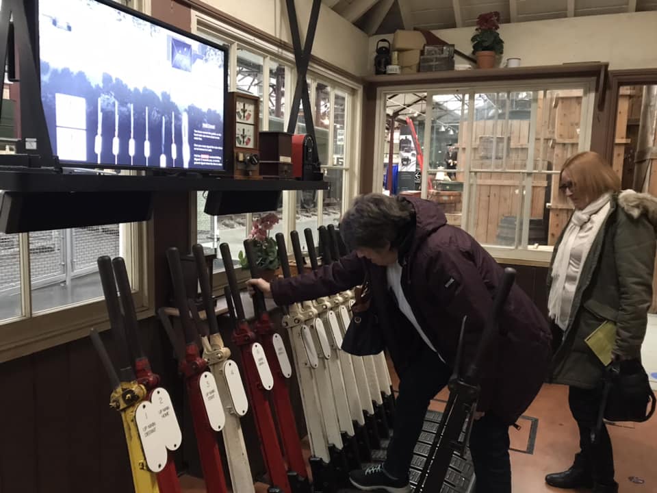 In the signal box