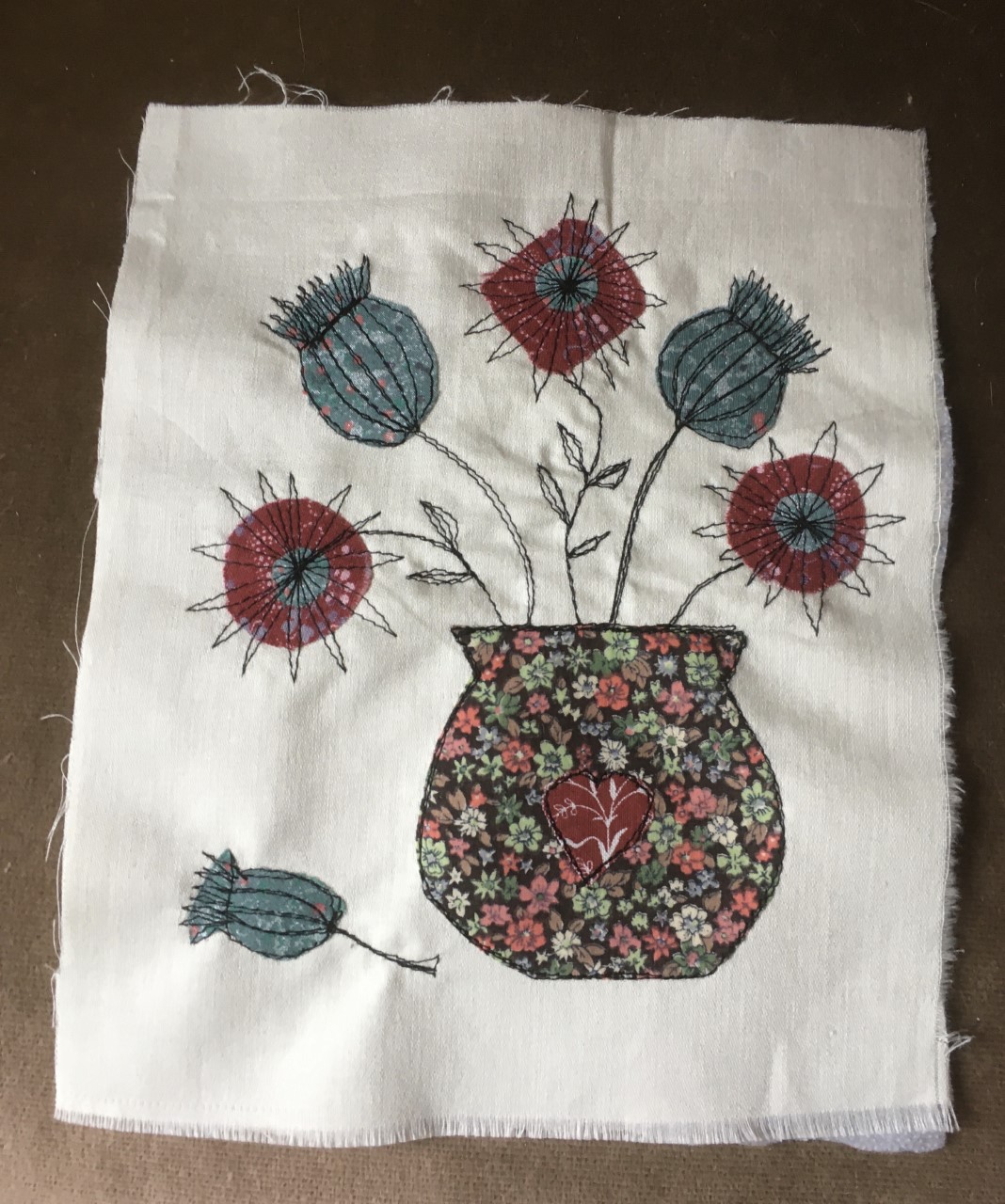Embroidery via Zoom