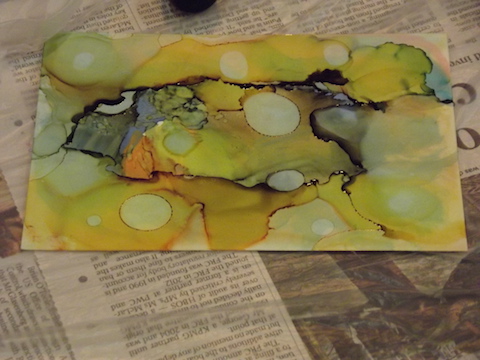 Alcohol Inks Talk and Practical Work