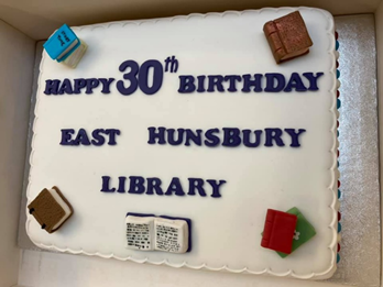 21.10 Library birthday cake