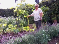 Jennifer in Veggie Patch