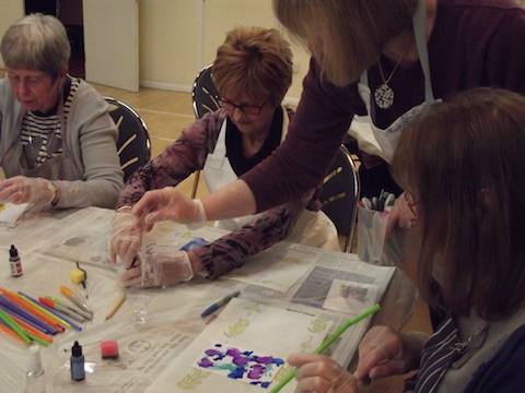 Alcohol Inks Talk and Practical Work