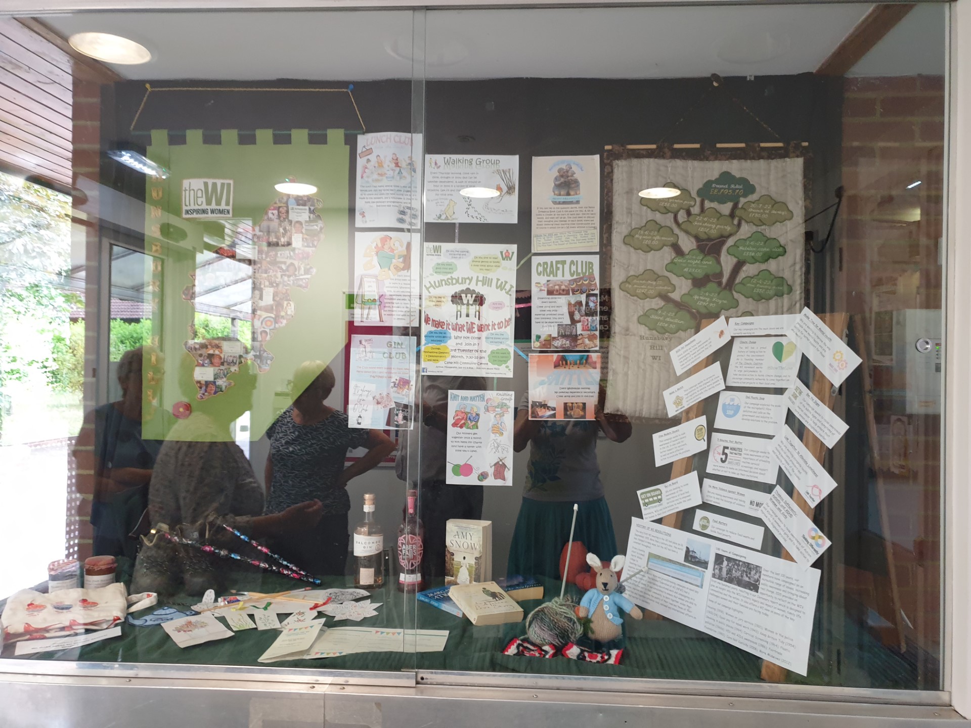 23. Display at Hunsbury Hill library