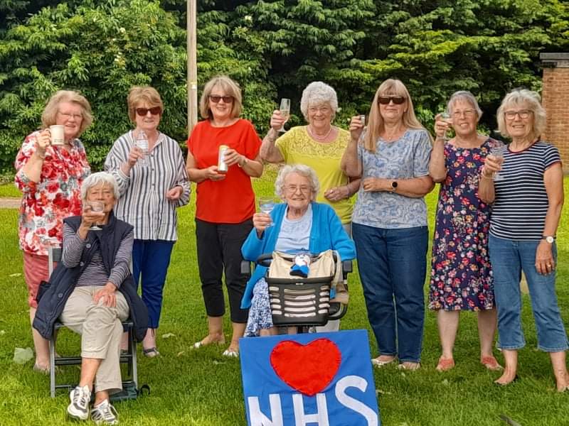 Bozeat WI celebrating the NHS