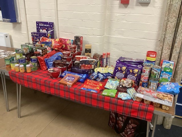 Christmas goodies for food bank