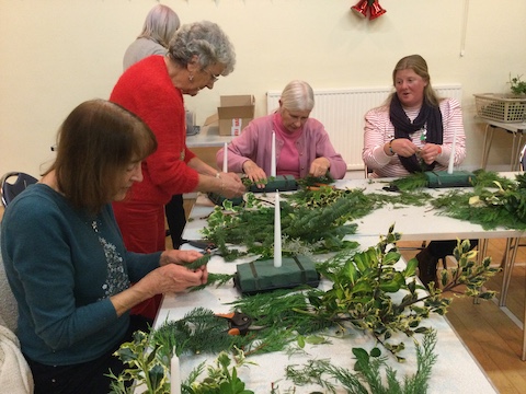 Making table decorations