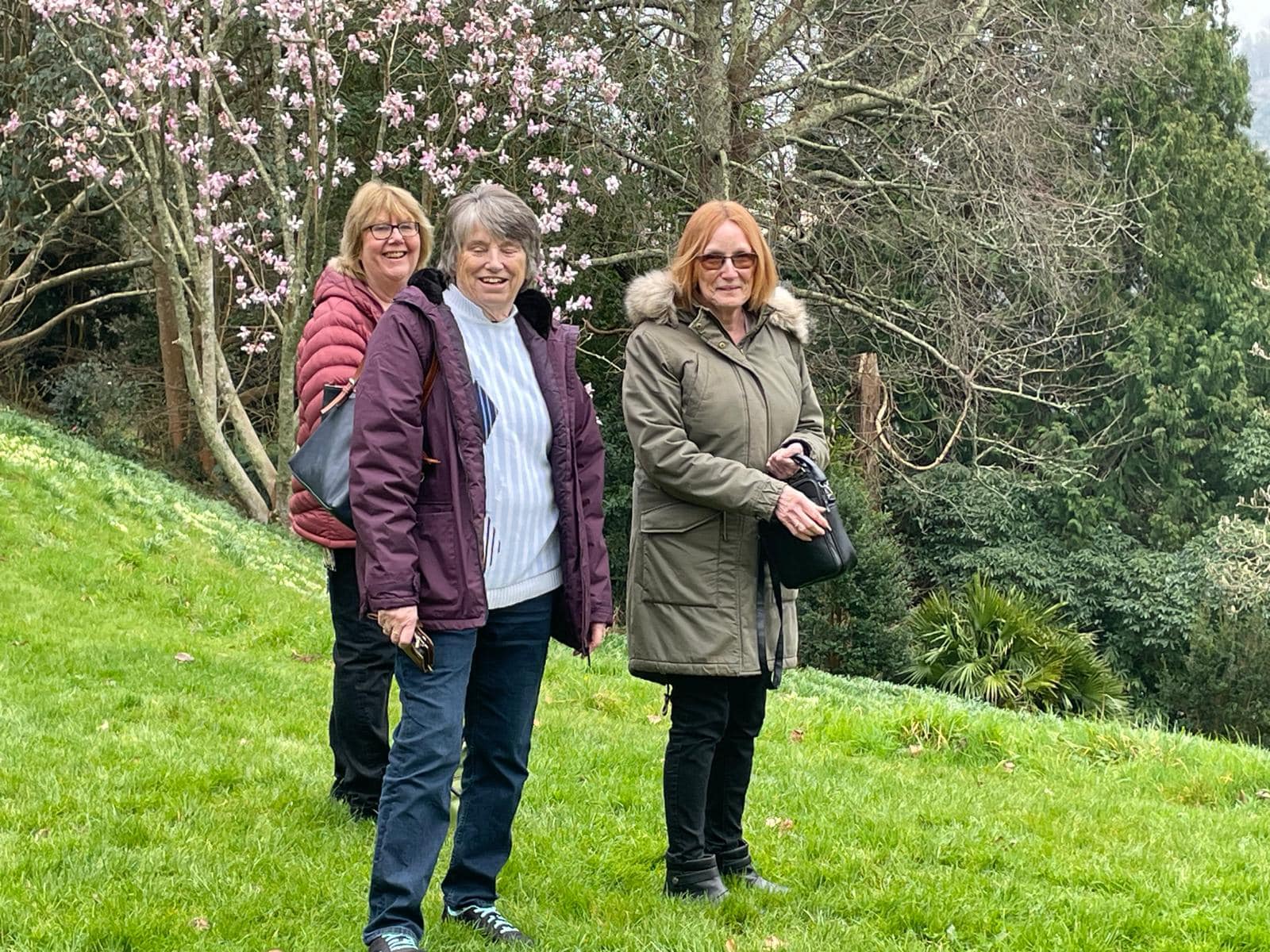 In the gardens at Greenway