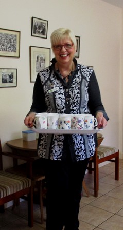 National Chair serving tea