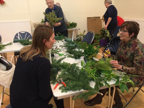 Making table decorations