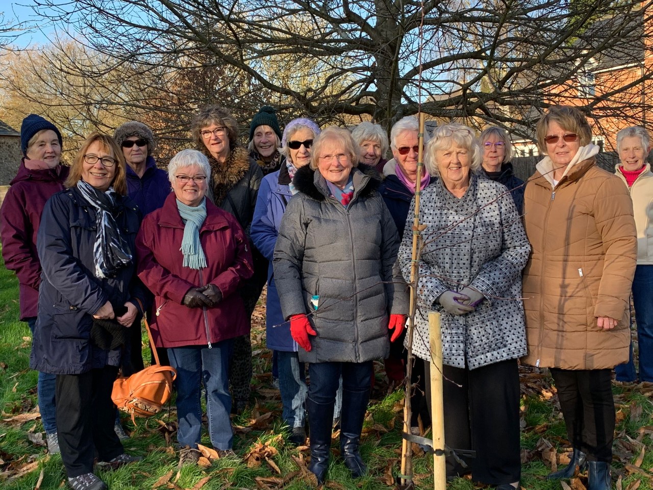 22.01.31 Wootton WI at tree planting