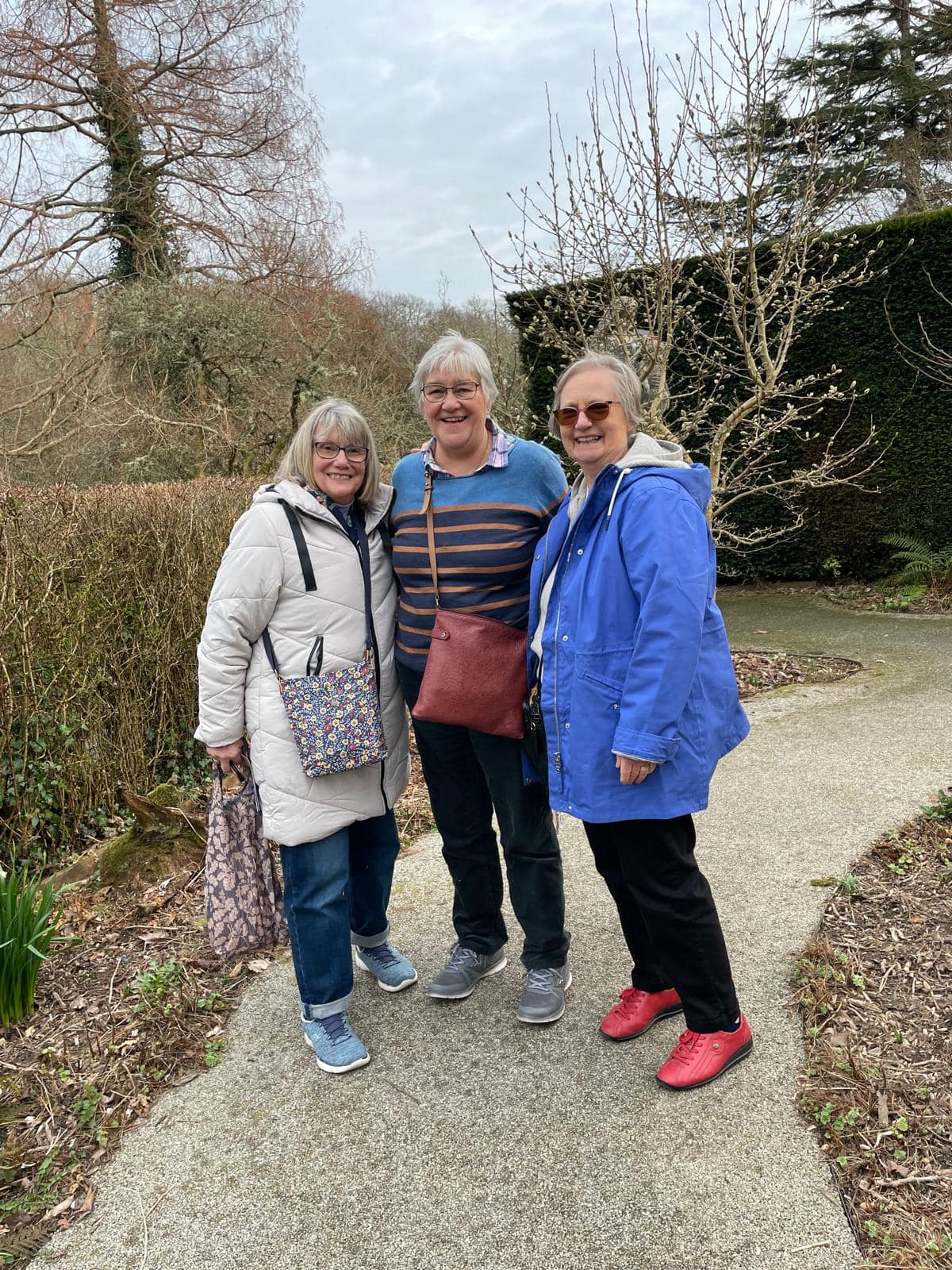 Trio in the gardens