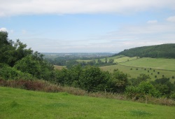 View from walk on Cotswold Way