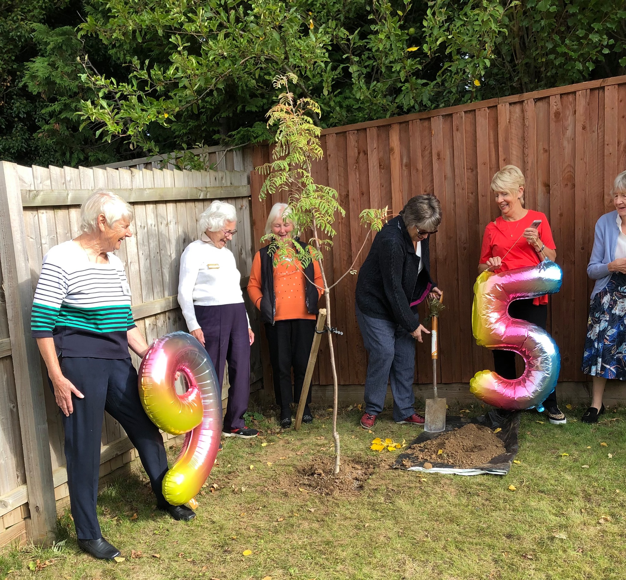 21.09 95th birthday and planting a tree