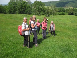 Walkers on the Cotswold Way