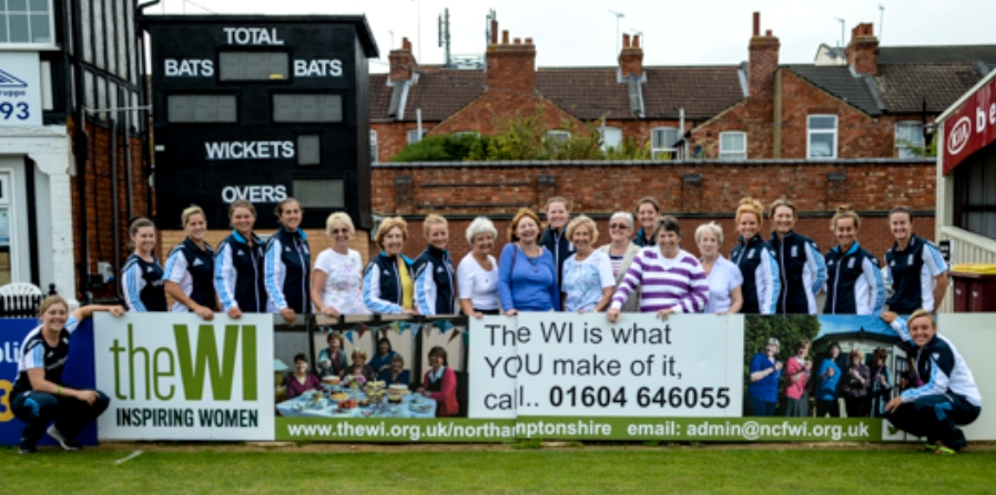 England team with Trustees taken before the T20 international match at County Ground Northampton