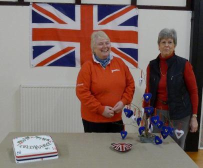 Flying the flag in Red, White and Blue