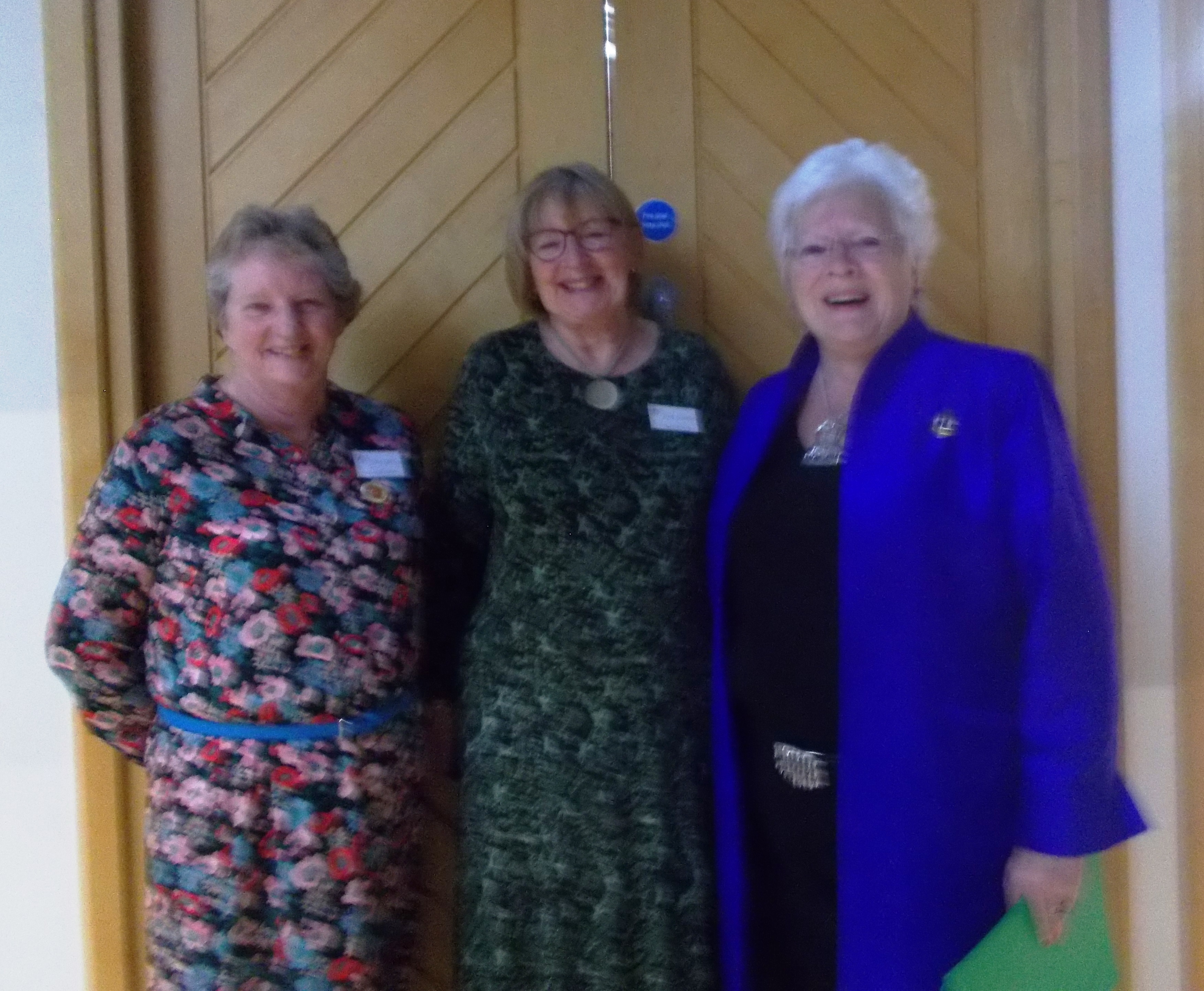 New Chair, Retiring Chair and National Chair
