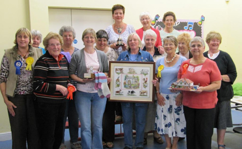 Nailstone WI Craft Entrants at Ashby Show