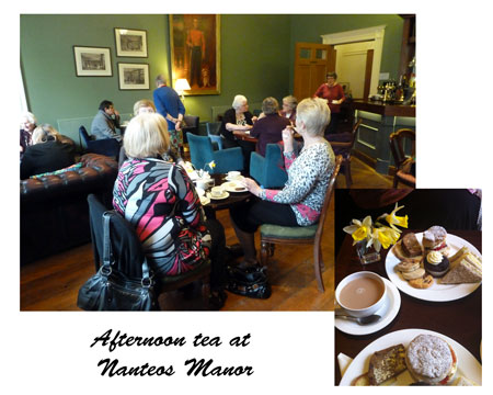 Afternoon tea at Nanteos Manor