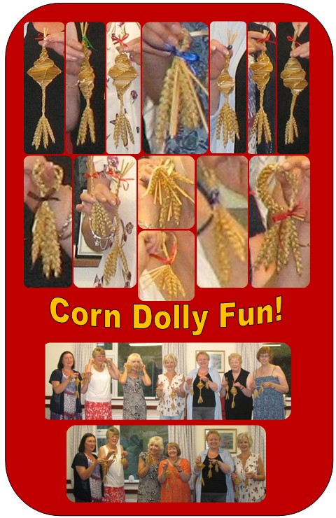 Making corn dollies