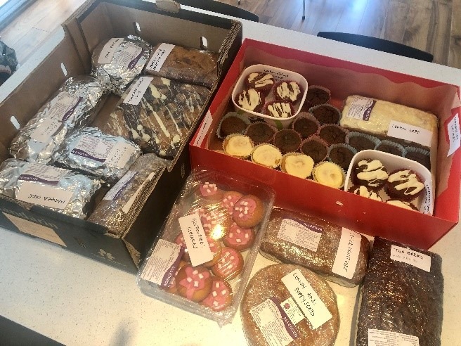 20.07 Box of cakes for Hospice