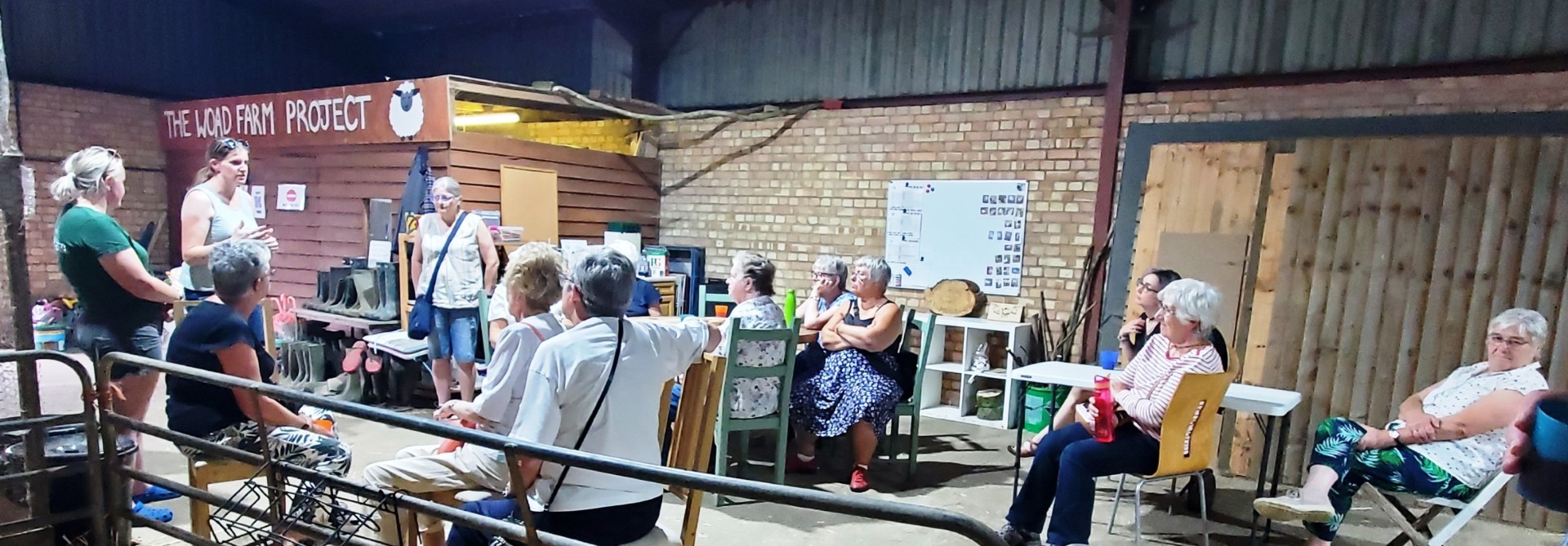 Inside at Woad Farm