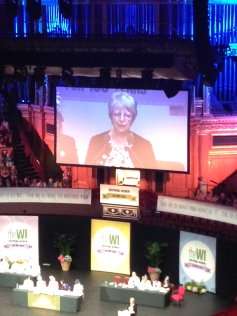 Wendy Dunkley speaking at Royal Albert Hall