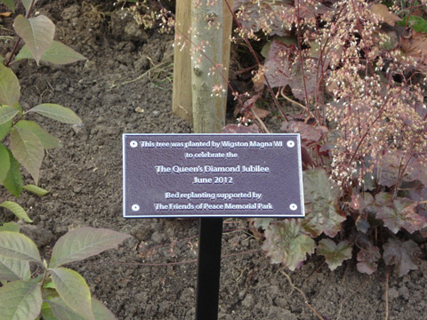 Jubilee Tree Plaque