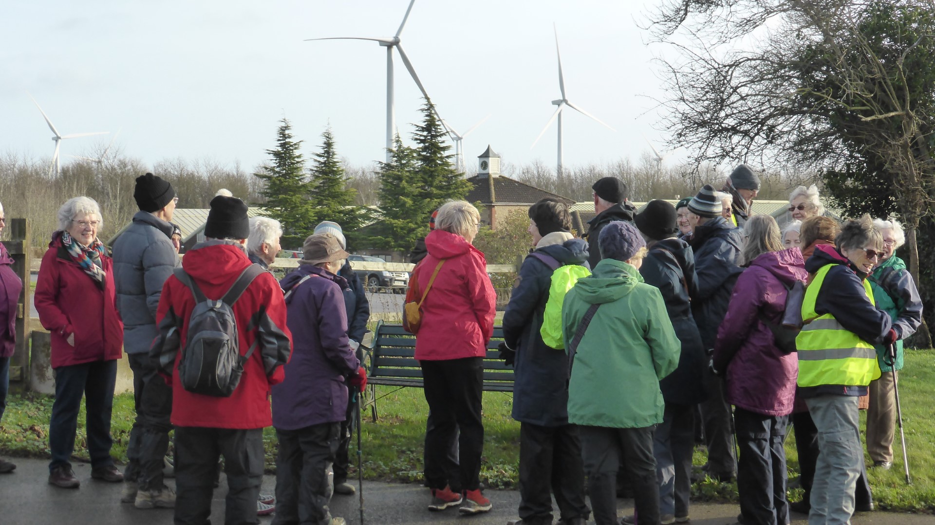 23.12 Mince pie walk near wind turbines
